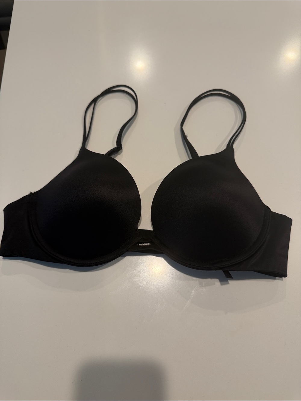 Victoria's Secret Black Molded T-Shirt Push-Up Bra